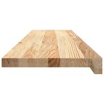 vidaXL Marches d'escalier 8Pièces non traité 100x25x2cm bois chêne massif