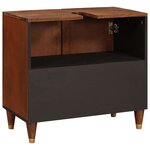 vidaXL Armoire d'évier Marron 62 x 33 x 58 cm Bois d'ingénierie