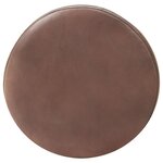 vidaXL Tabourets de bar lot de 2 marron cuir véritable