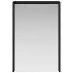 vidaXL Armoire Miroir de Salle de Bain Chêne noir 43 x 16 x 62.5 cm