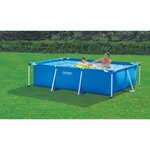 Intex kit piscine metal frame junior rectangulaire tubulaire (l)3,00 x (l)2,00 x (h)0,75m