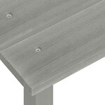 Chaise de jardin avec table bois de sapin gris 02_0013329