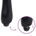 vidaXL Chaise de jardin 2 Pièces Noir 53 x 51 x 88 5cm Aluminium