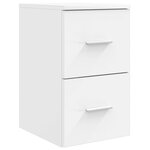 vidaXL Meuble de Salle de Bain In-between Blanc 30 x 35 x 50 cm