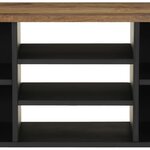 vidaXL Meuble TV 100x33x46 cm bois de manguier et d'ingénierie