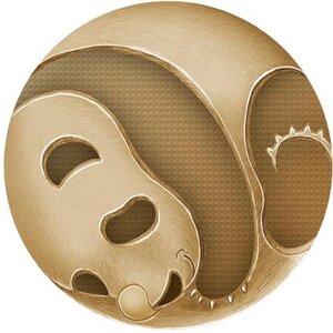 Pièce de monnaie en Cuivre - Zinc g 110 Millésime 2025 CHERRY BLOSSOM