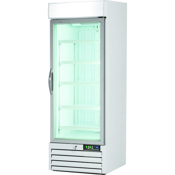 Vitrine positive de présentation à poser 578 l - stalgast - r290 - 1pleine 680x700x1990mm