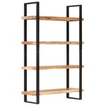 vidaXL Bibliothèque à 4 niveaux 120x40x180 cm Bois d'acacia massif