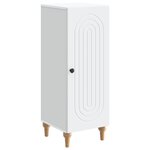 vidaXL Buffet Blanc 33 x 34 5 x 90 cm Bois d'ingénierie
