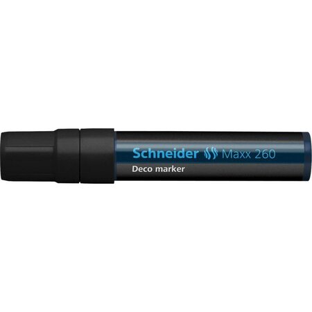 Marqueur à craie Maxx 260 Pte Large 5-15 mm noir SCHNEIDER