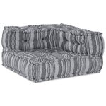 Pouf modulable vidaXL Gris 70x70x54 en tissu