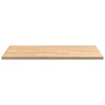vidaXL Plan de travail de cuisine bois de chêne massif rectangulaire
