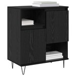 vidaXL Buffet 2 Pièces Chêne noir 60 x 35 x 70 cm