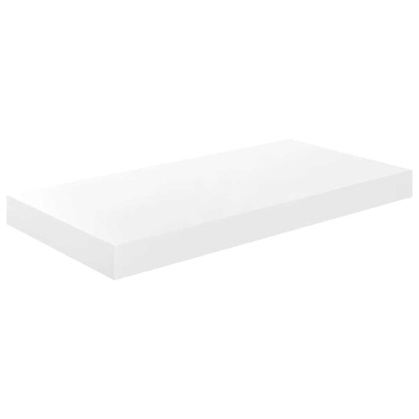 vidaXL Étagère murale flottante Blanc brillant 50x23x3 8 cm MDF