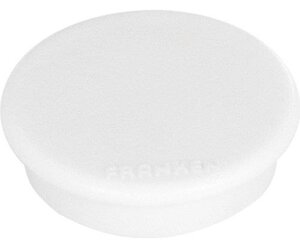 Paquet de 10 Aimants ronds 13 mm Blanc FRANKEN