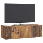 vidaXL Meuble TV mural Bois ancien 98 x 41 x 30 cm Bois d'ingénierie