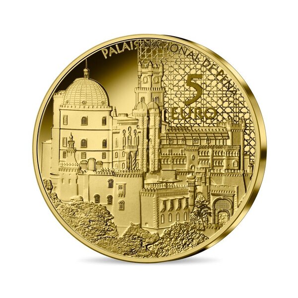 Unesco - Palais national de Pena - Monnaie de 5€ Or