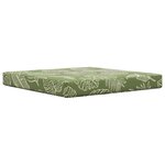 vidaXL Coussin de canapé d'extérieur 2 Pièces Modèle feuille Polyester