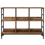 vidaXL Buffet Marron 102 x 32 x 73.5 cm Bois d'ingénierie