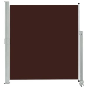 vidaXL Auvent latéral rétractable de patio 140 x 300 cm Marron
