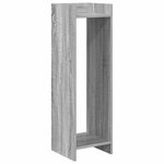 vidaXL Support de Plante 2 pièces Sonoma gris 30 x 30 x 100 cm