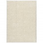 vidaXL Tapis ISTAN à poils longs aspect brillant crème 200x280 cm