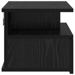 vidaXL Tables de chevet 2 Pièces Chêne Noir 40x31x27 cm Bois d'ingénierie