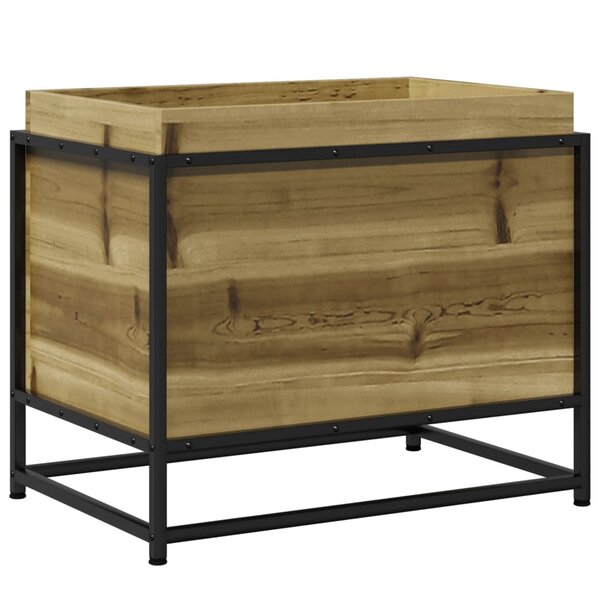 vidaXL Jardinière 60x40x50 cm bois de pin imprégné