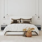 vidaXL Tables de chevet 2 Pièces avec tiroir Sonoma gris