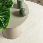 vidaXL Tapis Crème 100 x 200 cm Polyester