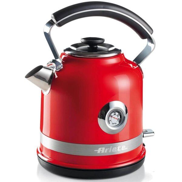 Ariete bouilloire électrique moderna 2000w 1 7l rouge