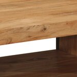 vidaXL Table basse 70x50x38 cm bois massif acacia