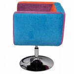 vidaXL Fauteuil avec design de patchwork Cube Tissu