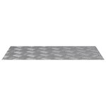 vidaXL Plaques en Aluminium à Motif de Damier 4 Pièces Antidérapantes 70x40 cm