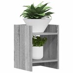 vidaXL Support de Plante Sonoma gris 30 x 30 x 40 cm Bois d'ingénierie
