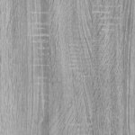 Vidaxl buffet haut sonoma gris 35x34x180 cm bois d'ingénierie