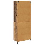vidaXL Haut Armoire Bois Ancien 69 5 x 34 x 180 cm Bois d'ingénierie
