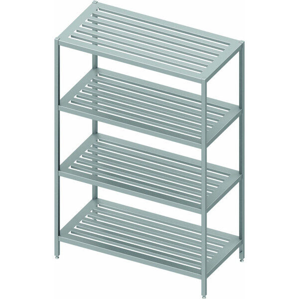 Rayonnage inox cuisine professionnelle - etagère barreaudée - profondeur 700 - stalgast -  1400x700x700xmm