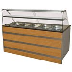 Buffet froid professionnel - de 3 à 5 gn 1/1 - combisteel - r290 - acier inoxydable1070 mm 1800x800x850/1350mm