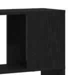 vidaXL Centre de divertissement Noir 80 x 24 x 186 cm