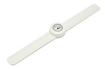 Montre mini bracelet blanc et cadran blanc