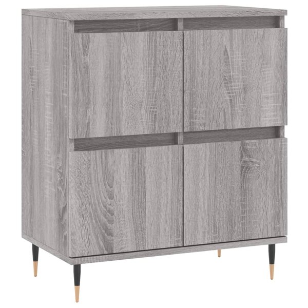 vidaXL Buffet Sonoma gris 60x35x70 cm Bois d'ingénierie