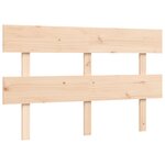 vidaXL Cadre de lit sans matelas 120x200 cm bois massif