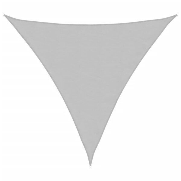 vidaXL Voile d'ombrage gris clair 3x3x3 m 100  polyester oxford
