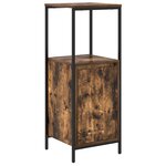 Ensemble de mobilier de salle de bain 3 pièces en chêne fumé en bois d'ingénierie