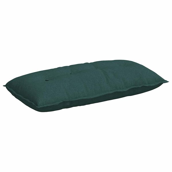 vidaXL Coussin de Dos Vert foncé 100 x 19 x 50 cm tissu