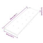 vidaXL Banc Batavia avec coussin taupe 150 cm Bois de teck massif