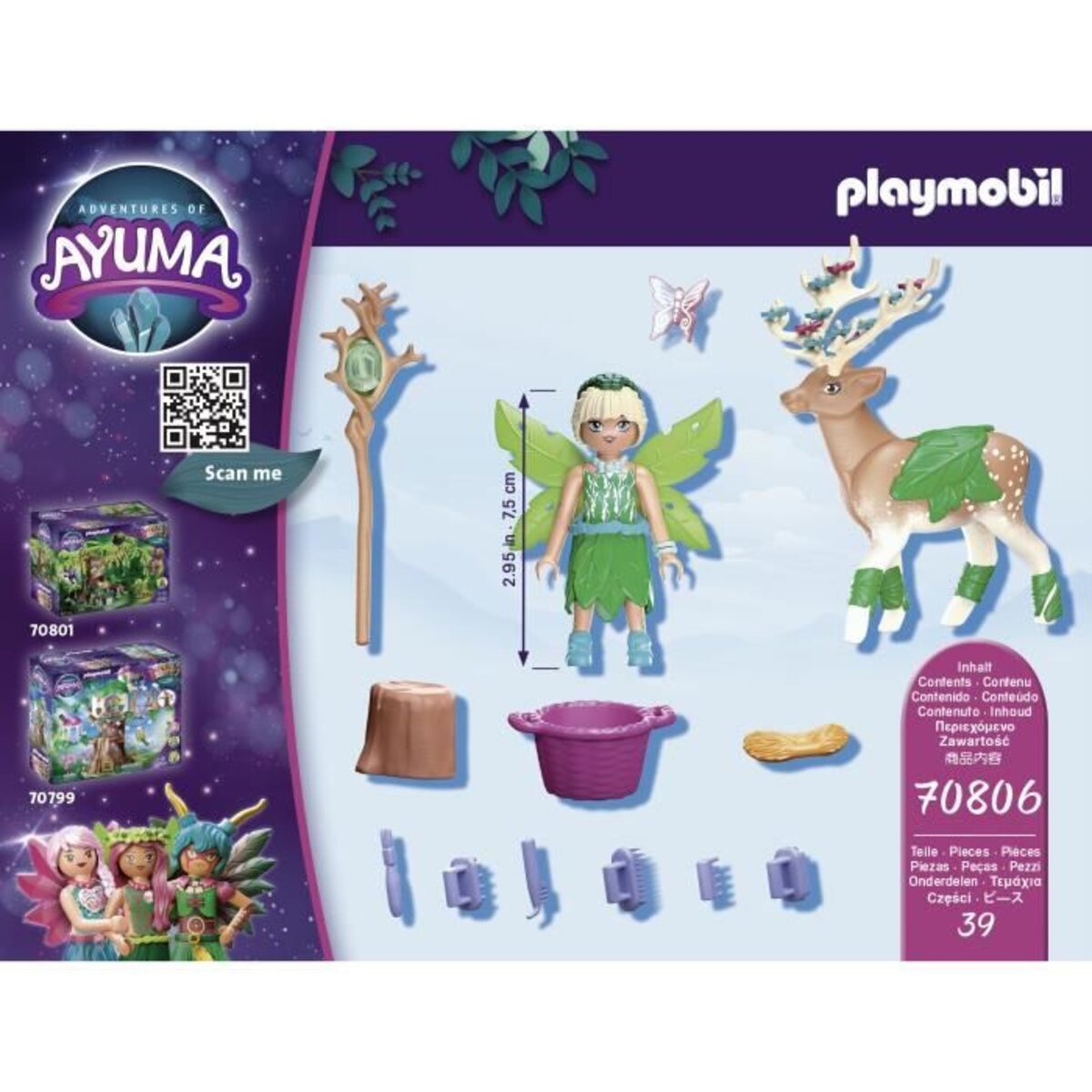 Playmobil - 70806 - Ayuma - Forest Fairy avec animal préféré