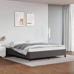 vidaXL Cadre de lit sans matelas gris 180x200 cm similicuir