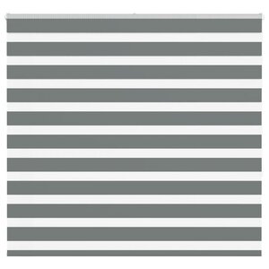 vidaXL Store zèbre gris foncé largeur du tissu 155 9 cm polyester